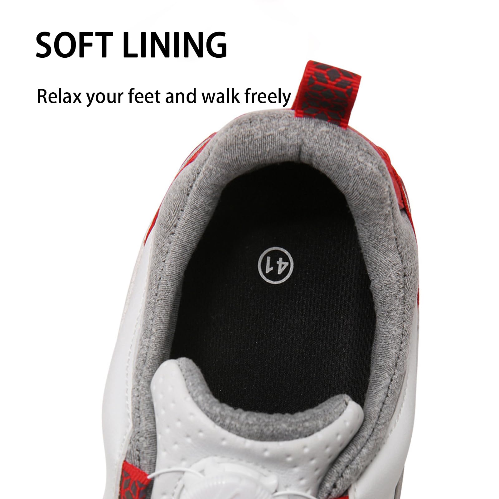 Golfschuhe Herren Wasserdicht,Damen Golfschuhe,Wasserfest Und Pflegeleicht,Komfort Zwischensohle,Geeignet FüR SpaziergäNge Training Sport Und Outdoor AktivitäTen
