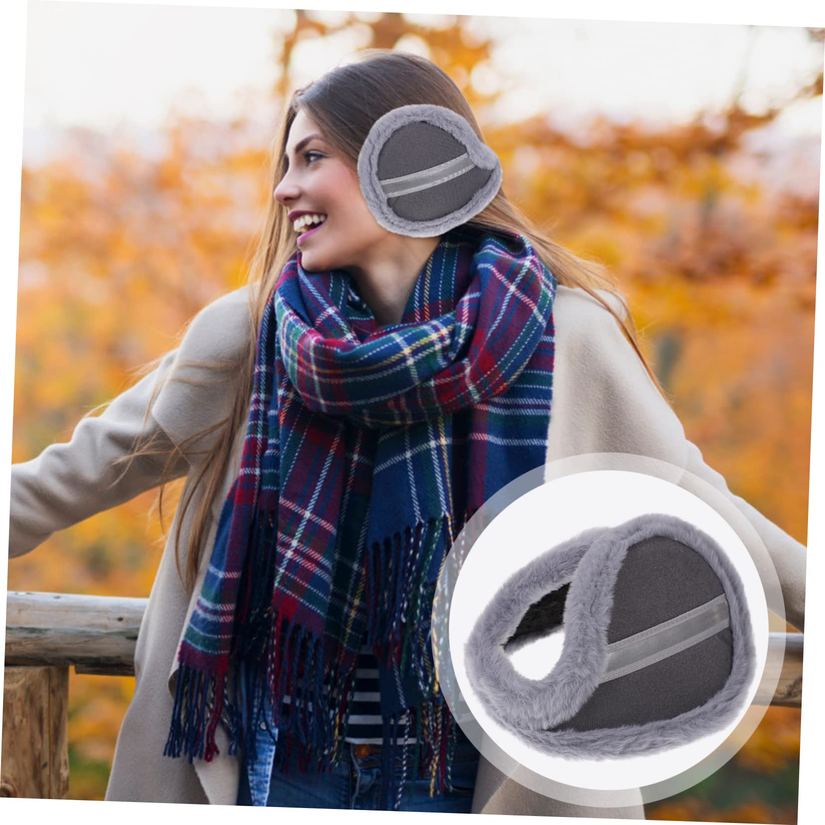 3piezas Orejeras Gruesas Para Invierno Calentadores De Orejas Térmicos Para Actividades Al Aire Protección Frío y Viento Diseño Ligero y Cómodo Adecuadas Para Esquiar