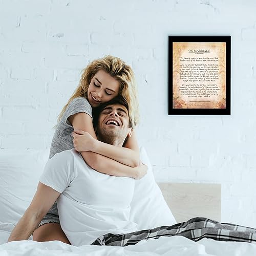 Miniatura 4 de "On Marriage"-Kahlil Gibran Poster Print- 8 x 10"-Ready to Frame. Inspirational Wall Decor for Home-Office-Studio. Perfect Keepsake For Spouse-Life