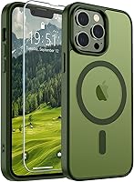 Vista 195 de SUPFINE - Funda magnética para iPhone 11, apta para MagSafe (protección contra caídas de grado militar, 10 pies), delgada, translúcida, a prueba