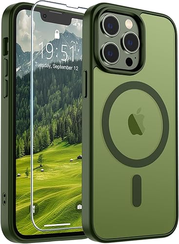 Miniatura 196 de SUPFINE Funda magnética para iPhone SE 2022 (3ª)/2020 (2ª), iPhone 8 (compatible con MagSafe) (protección contra caídas de grado militar), funda