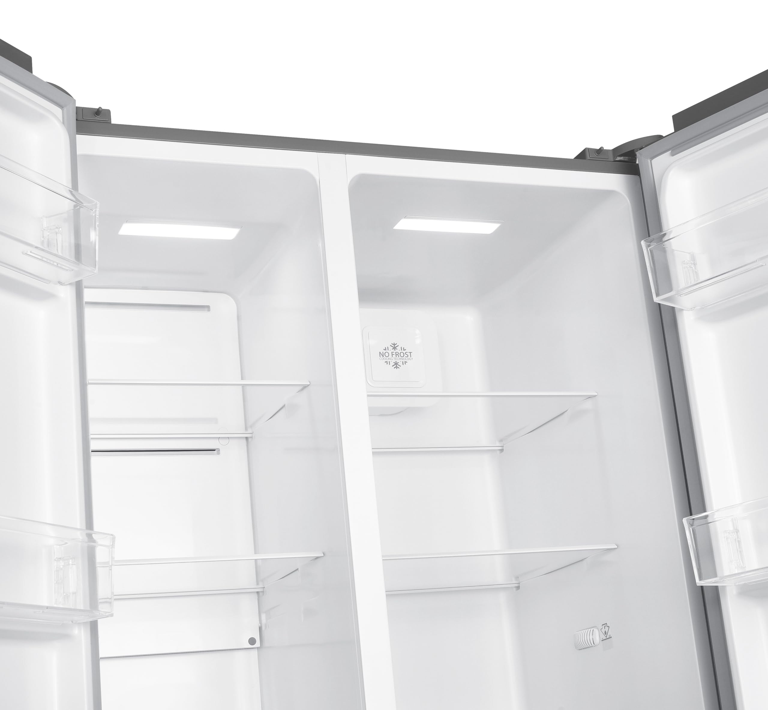 GEDTECH GSBS510IXT 510L (324L + 181L) - Frigorifero multiporta in acciaio inox