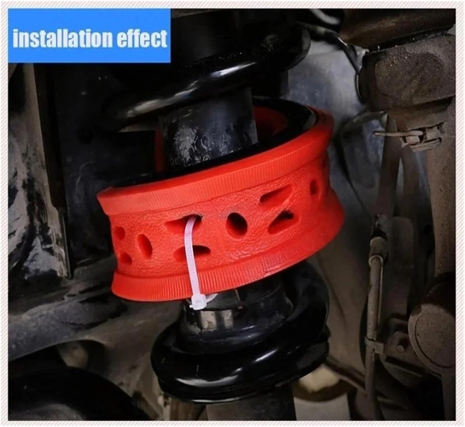 Compatible For Toyota Terios Front/Rear Car Auto Shock Absorber Spring Bumper Power Cushion Buffer(Rear)