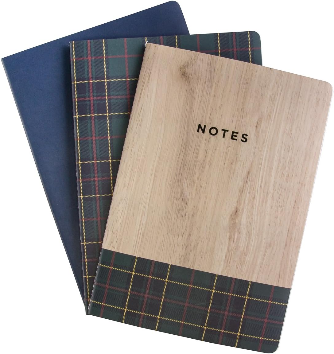 George Stanley (3 Pack) Journals to Write in 10 x 7” Notebook Soft Cover Ruled 120 Lined Pages Bulk
