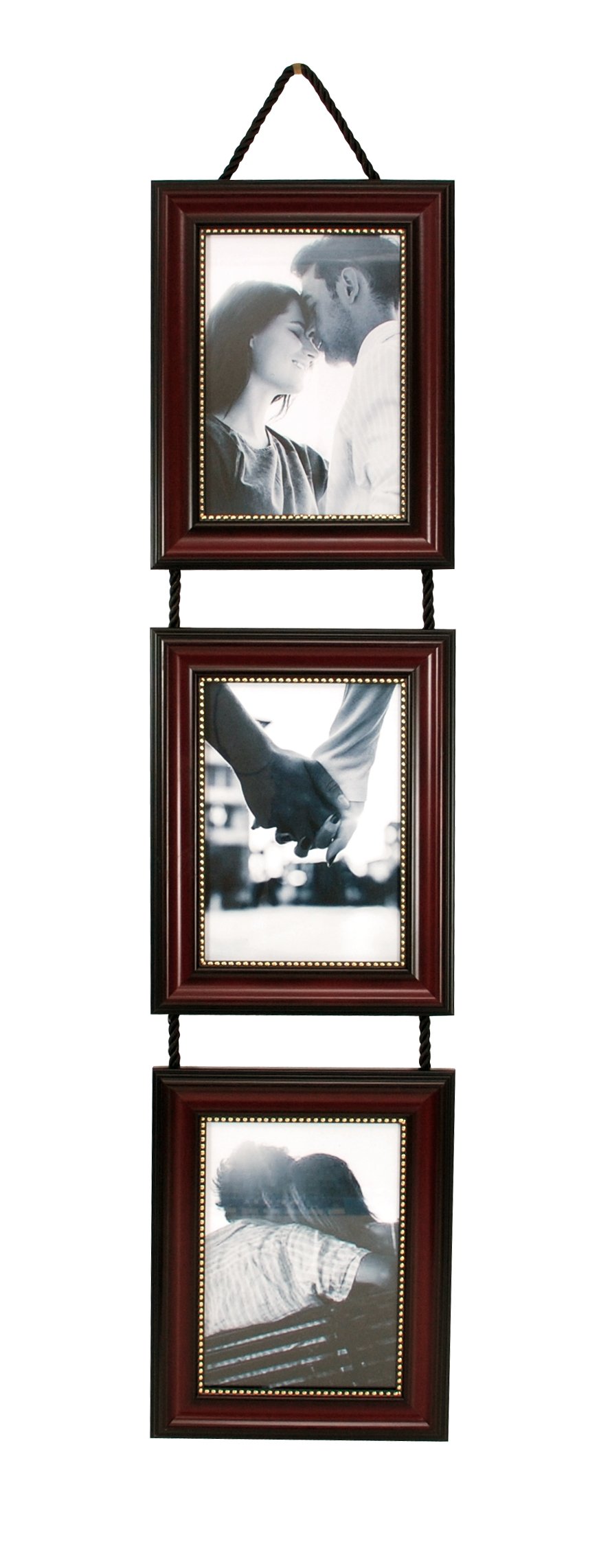 Classic Traditional Lucy Picture Luxury-Frames, 5" x 7", Dark Brown, 3 Count