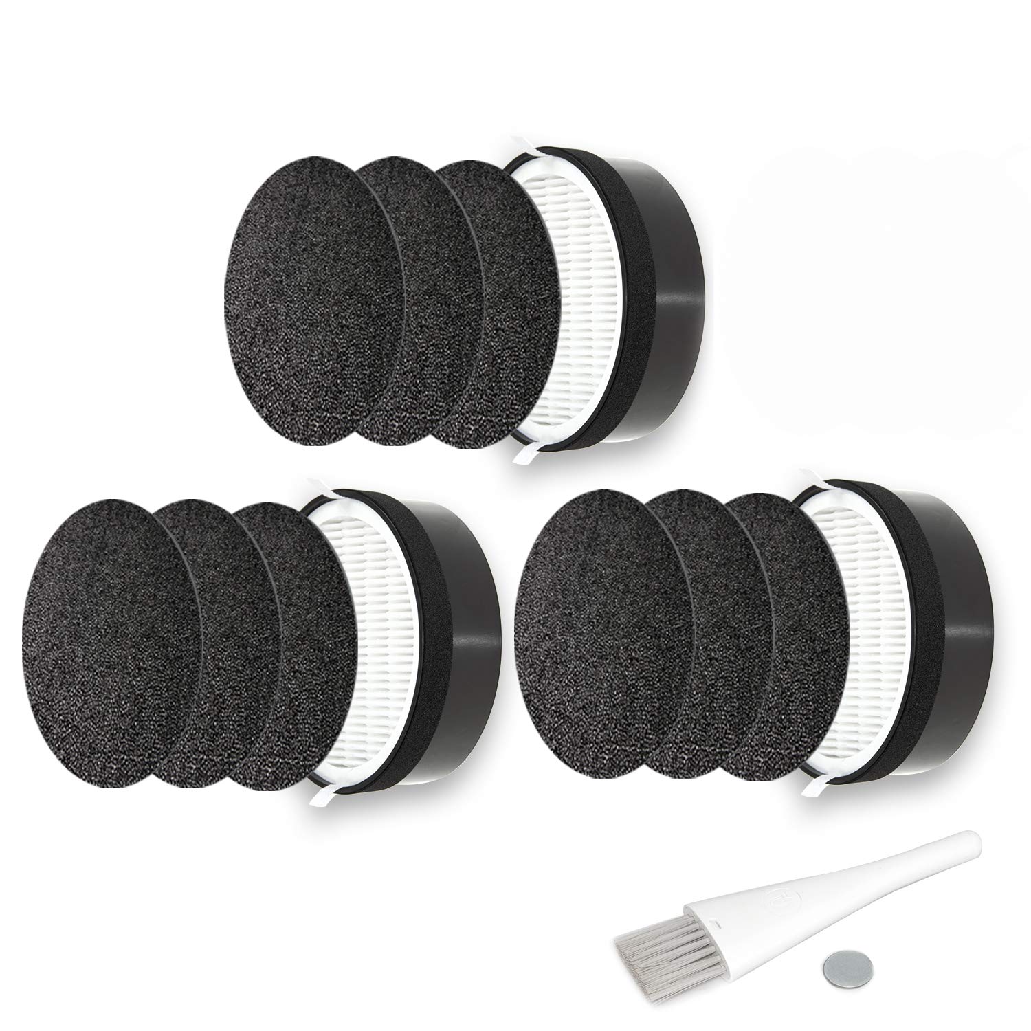 SKROS3 Pack Replacement Air Purifier Filter Compatible with Levoit LV-H132,LV-H13-RF
