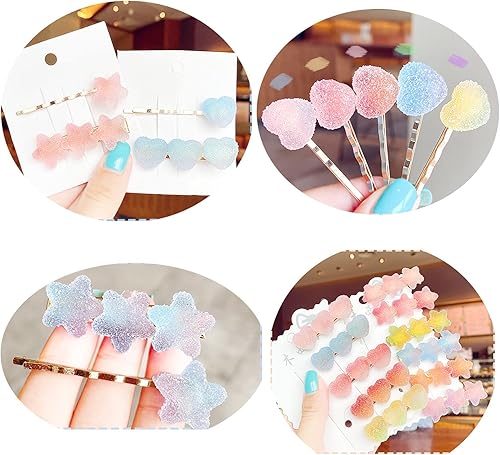 Miniatura 5 de 50 dijes de gelatina de azúcar suave de caramelo, kit de fabricación de joyas de resina para hacer manualidades, cuentas de slime de resina de