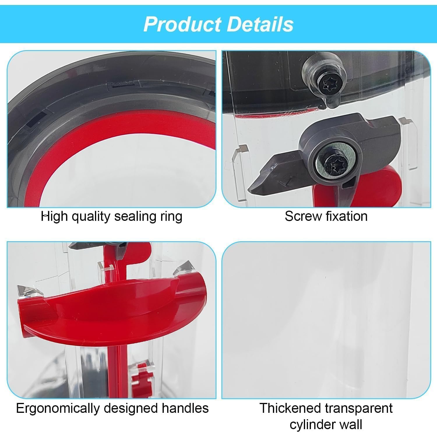 Contenitore per la Raccolta della Polvere Trasparente e di Alta Qualità Ricambi per Dyson V11 V15, Accessori per Dyson SV14 SV15 SV22 Absolute, Monitoraggio Facile dello Sporco
