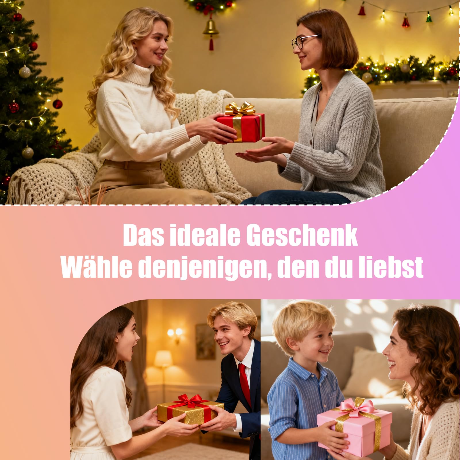 VGR 477 7 in 1 Heißluft Multi-Styler mit LED Display, BLDC Motor 110000RPM, 4 Temperatur & 3 Geschwindigkeitsstufen, Ionentechnologie, 360° Drehkabel, 1200–1400W Haartrockner & Lockenstab Set, Blau