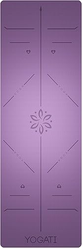 Miniatura 8 de YOGATI Yoga mats for home workout. Non slip yoga mat with strap. Thick yoga mats for Women and Men. Pilates mat ideal for Fitness and gym. Exercise