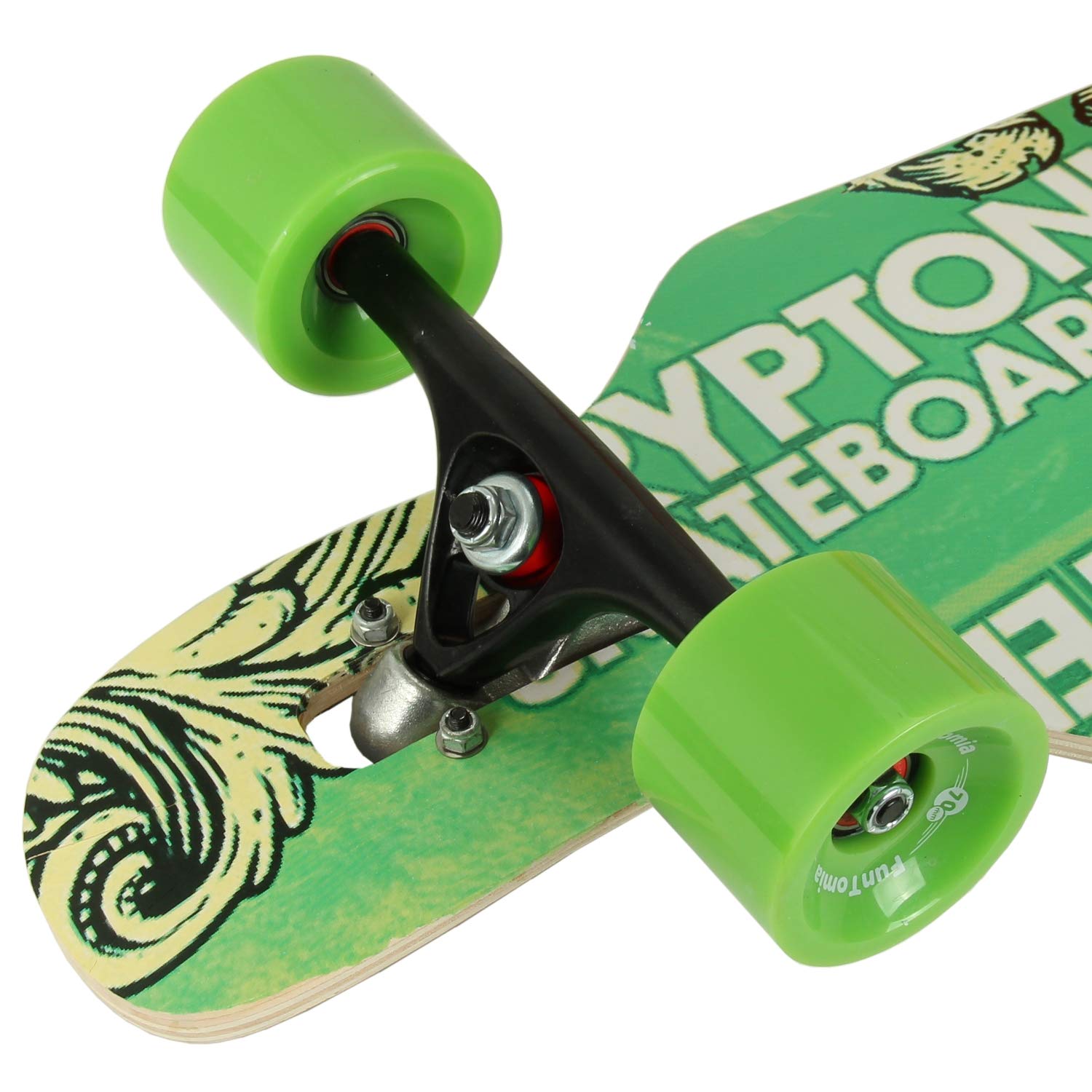 Flex2 Longboard Camber Vert Jusqu'à 84 kg