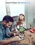 7'' Digital Microscope 1200X, 12MP 1080P Photo/Video Microscope for Adults Soldering Coins,Metal Stand,Wired Remote,10 LED Fill Lights,PC View,Windows/Mac Compatible