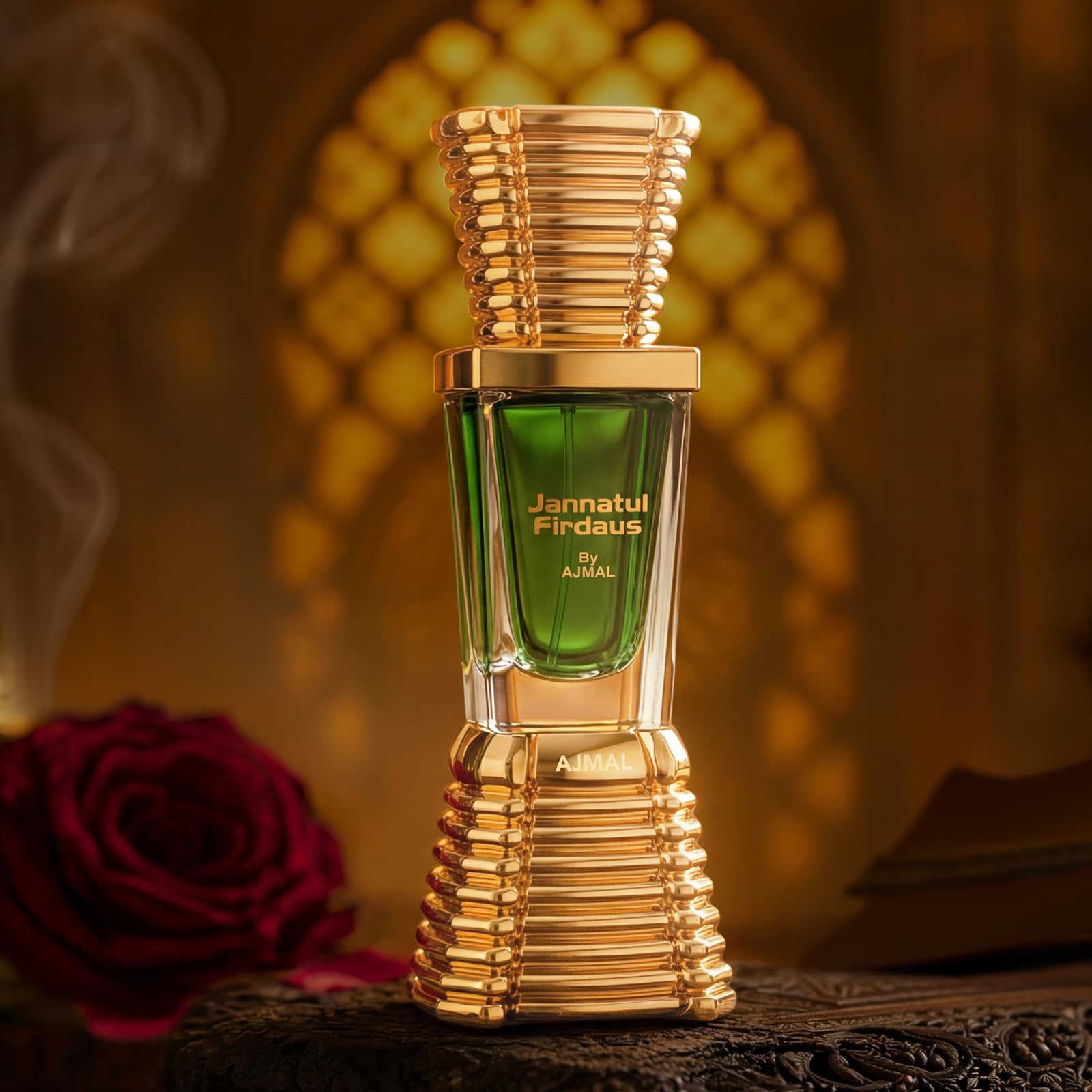Ajmal Jannatul Firdaus Attar Perfume | 10ml Alcohol-Free Concentrated Perfume Oil | Oriental Unisex Cologne with Spicy, Musky & Floral Notes | Unisex Attar Perfume | Work, Office, Party Cologne 1