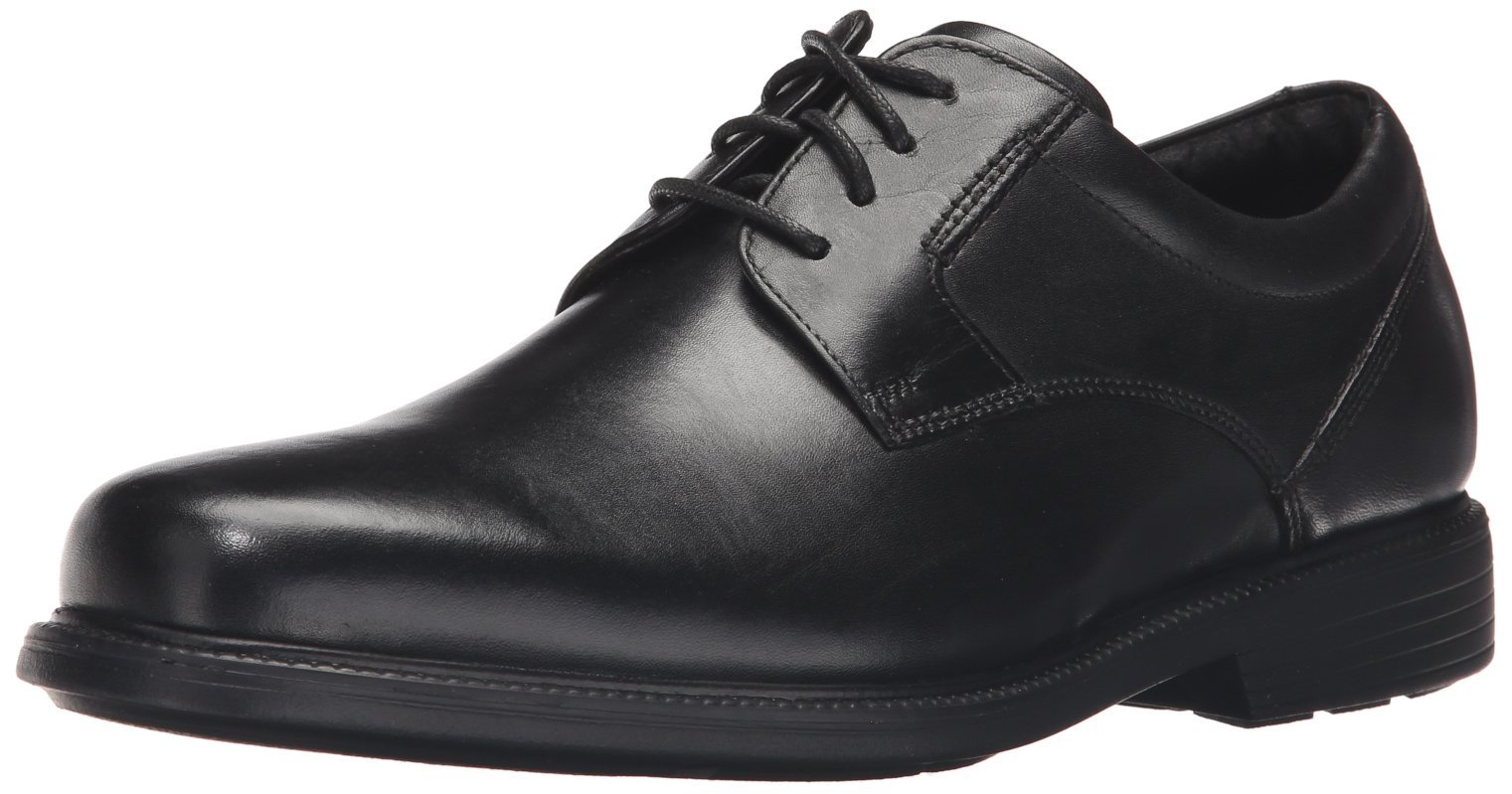 Sapato Oxford Rockport Charles Road - Couro - Preto - 39 - Masculino Formal