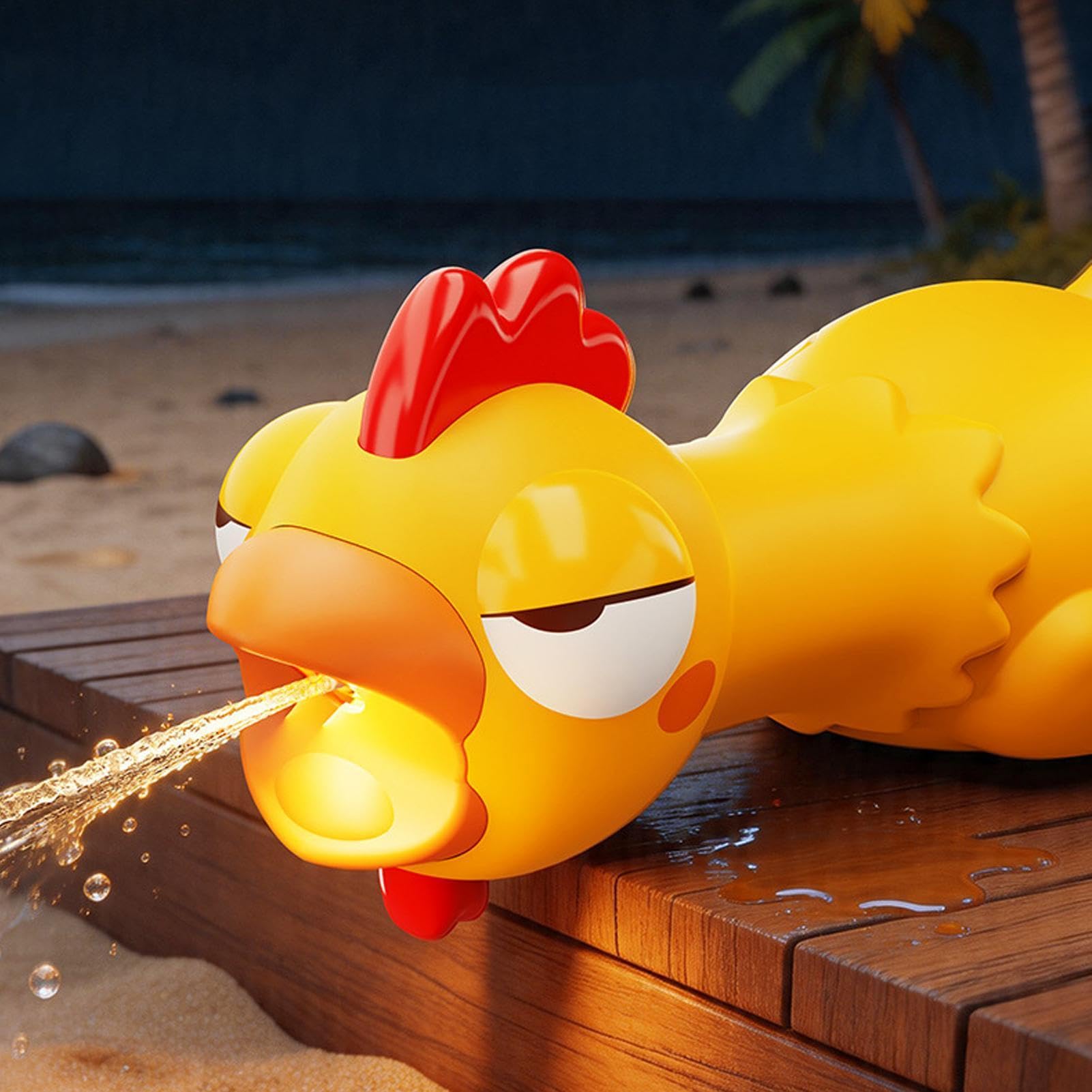 Pistola ad acqua per bambini Gallina Divertente Grande Capacità Lunga | Spruzzatore Per Giochi D'Acqua All'Aperto per Bambini sopra i 6 anni Piscina Spiaggia Giardino Cortile