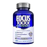 Focus Factor Brain Supplement Multivitamin Improve Memory and Clarity Boost Concentration Neuro Energy Learning Reasoning for Men and Women 180 Tablets