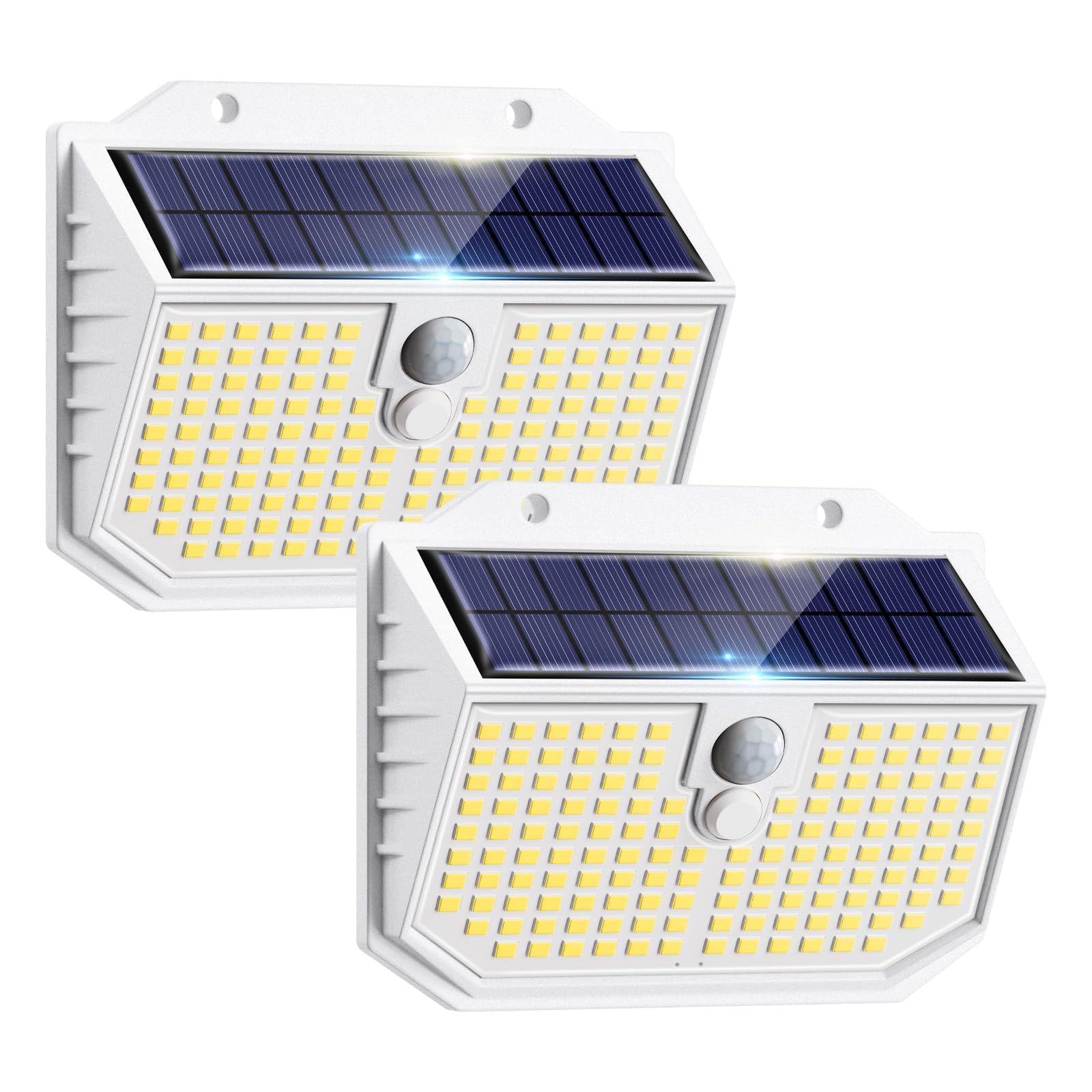 nipify Outdoor Solar Lights,Upgraded 5000K Neutral Solar Security/Wall Light, 3 Modes Motion Sensor and IP65 Waterproof Solar Lights Outdoor Garden for Outside Driveway Porch Garage Backyard (4 Pack) — view 23