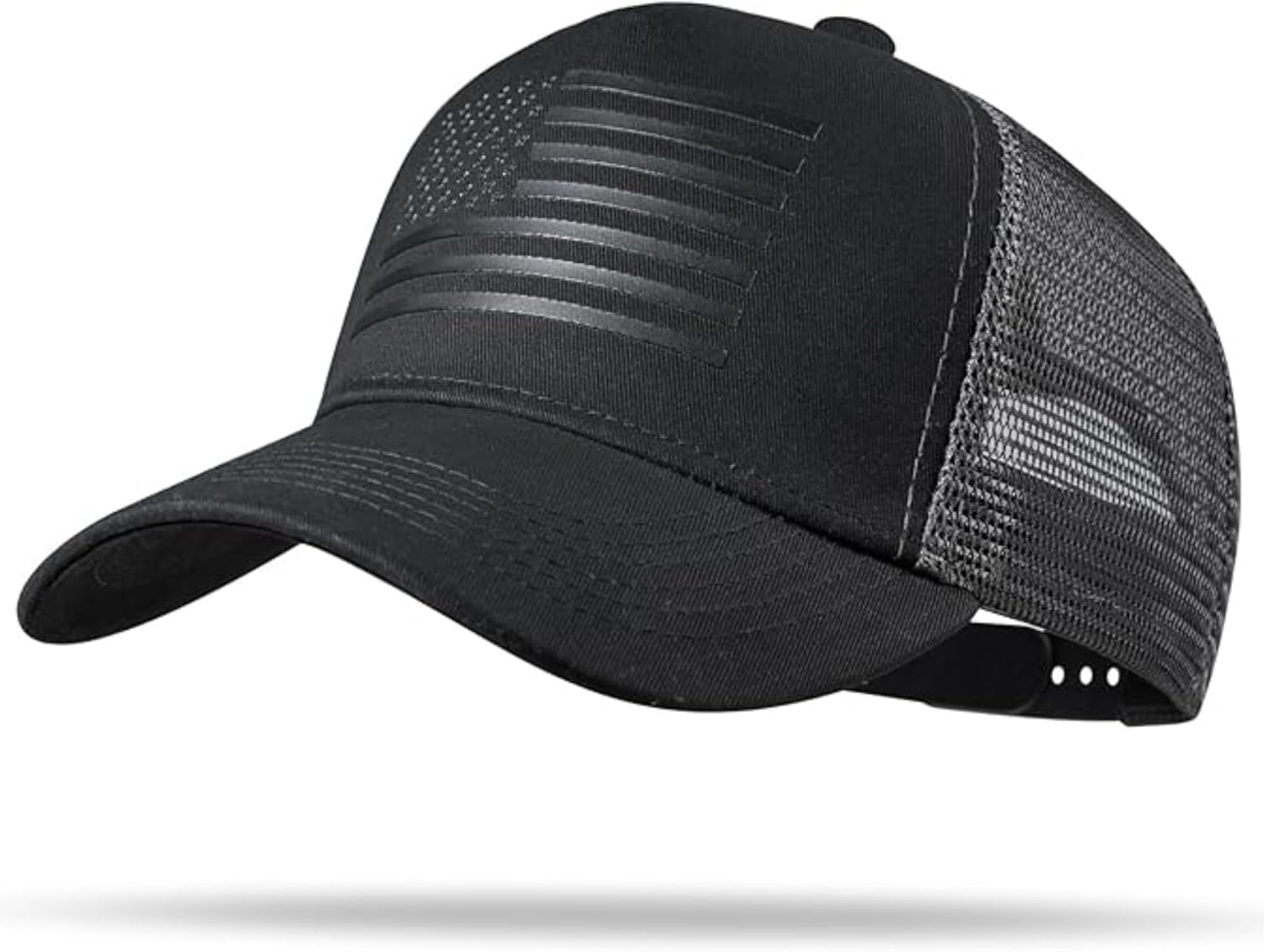 United S American Flag Hat | Snapback Adjustable Mesh Trucker Baseball Cap | Men Women Outdoor & Casual Wear