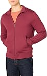 Amazon Essentials Men's Fleece Zip Up Mock Neck Sweatshirt, Midweight, Regular Fit