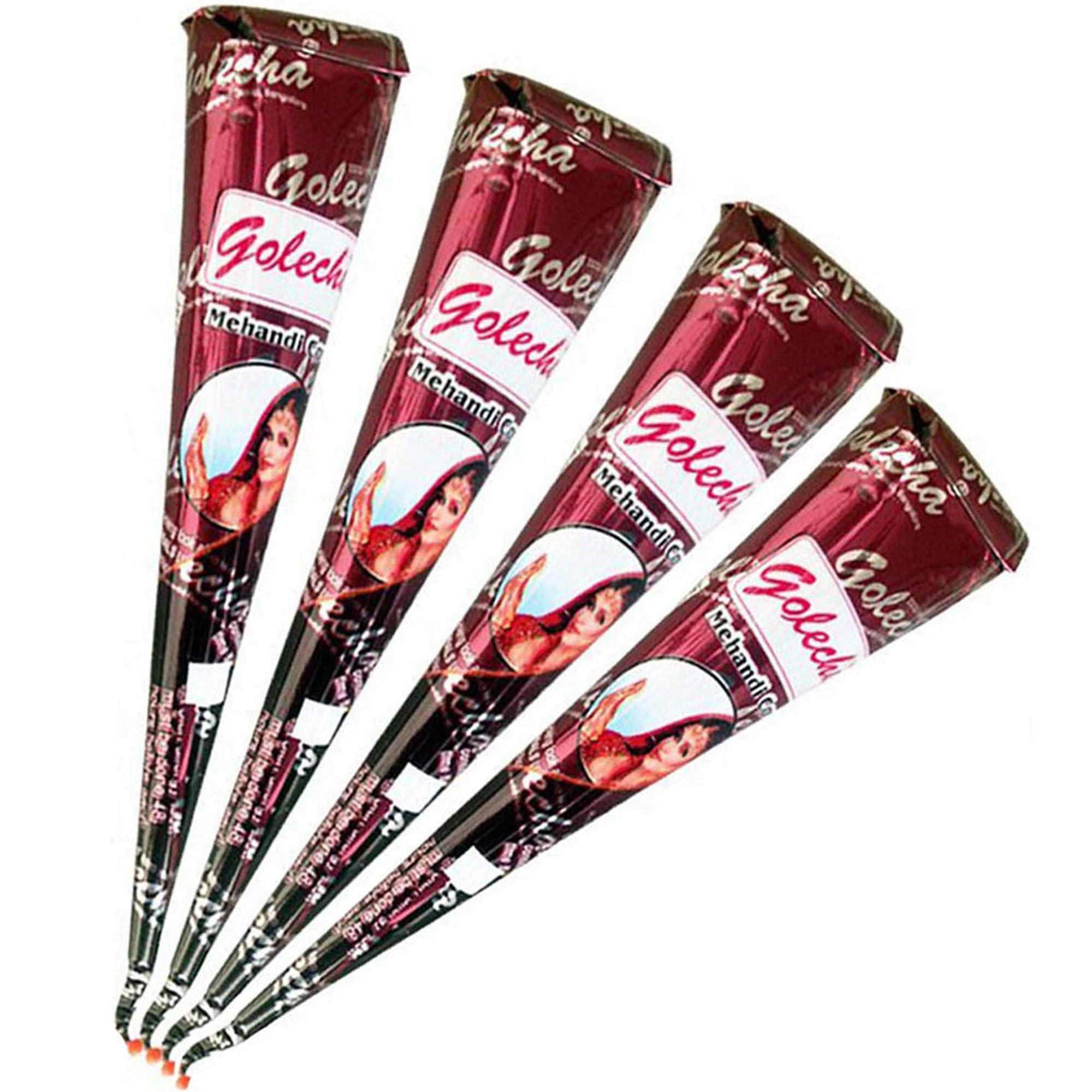 Golecha Henna-Kegel  rötlich-braun  4er-Pack