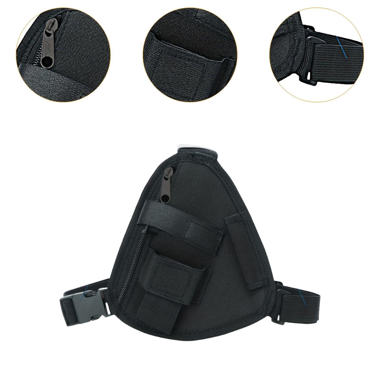 Radio Coffre Harnais Portant Sac résistant à la déchirure Portable Oxford Tissu Single Single Pochette Poitrine Sac pour Grimper