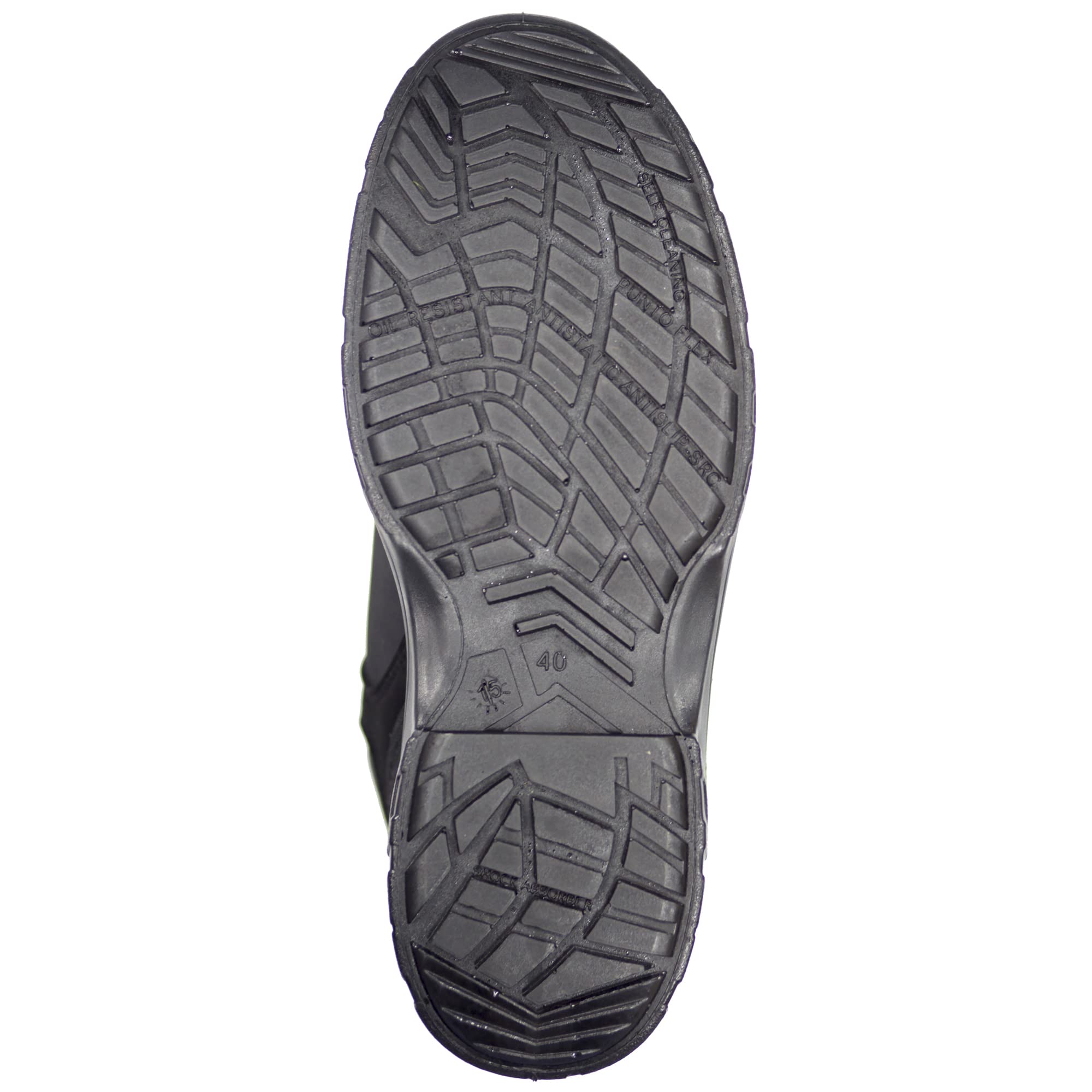 Goodyear G1388601C - Zapatos de Seguridad Unisex - Nobuk Negro S3 SRC - Protección y Durabilidad - Ideal para Diversas Actividades Laborales - Talla 44