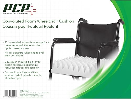 Miniatura 3 de PCP Cojín para silla de ruedas, espuma enrollada, color blanco