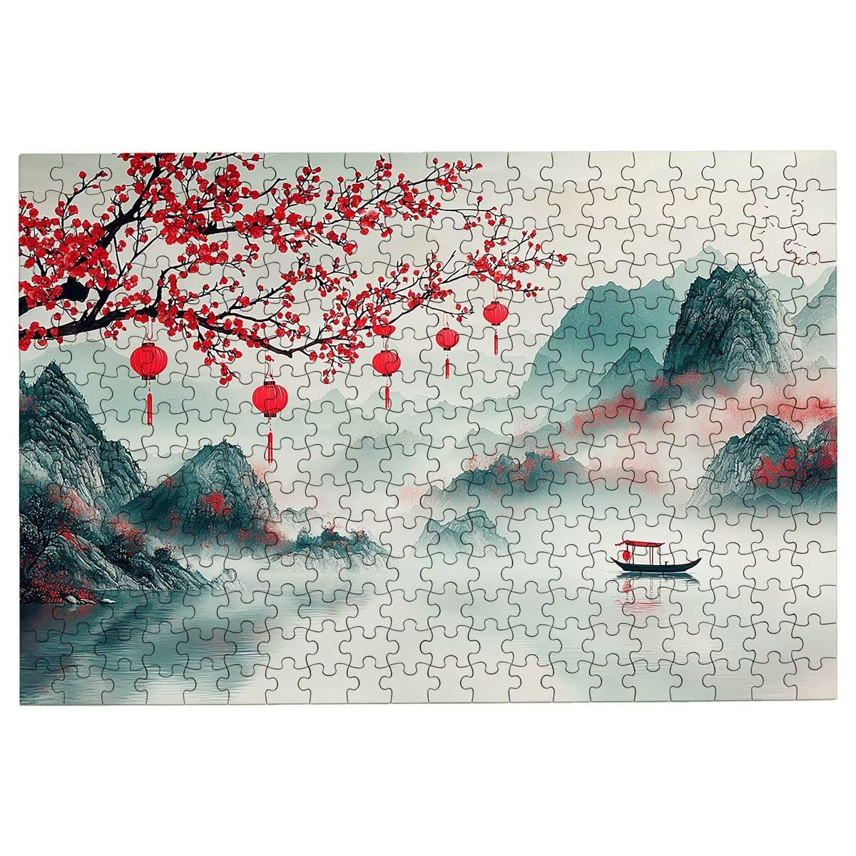 Puzzle 5000 sztuk krajobrazy, Japonia Puzzle 5000 Dorosłych, Puzzle dla dorosłych z pudełkiem prezentowym, drewniane puzzle dla całej rodziny, oryginalne prezenty dla kobiet -2676
