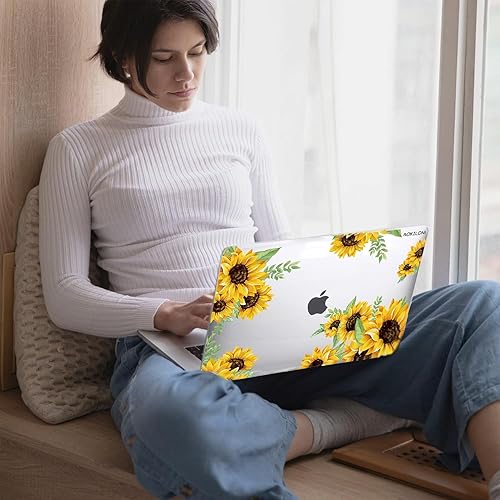 Miniatura 6 de Funda compatible con MacBook Air de 13 pulgadas 2022-2018 M1 A2337 A2179 A1932 con pantalla Retina, funda rígida de plástico con 2 fundas