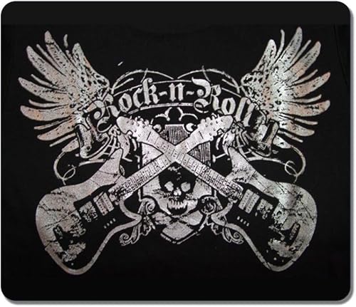 Customized Design Best Textured Surface Water Resistent Mousepad Rock N Roll 2 S