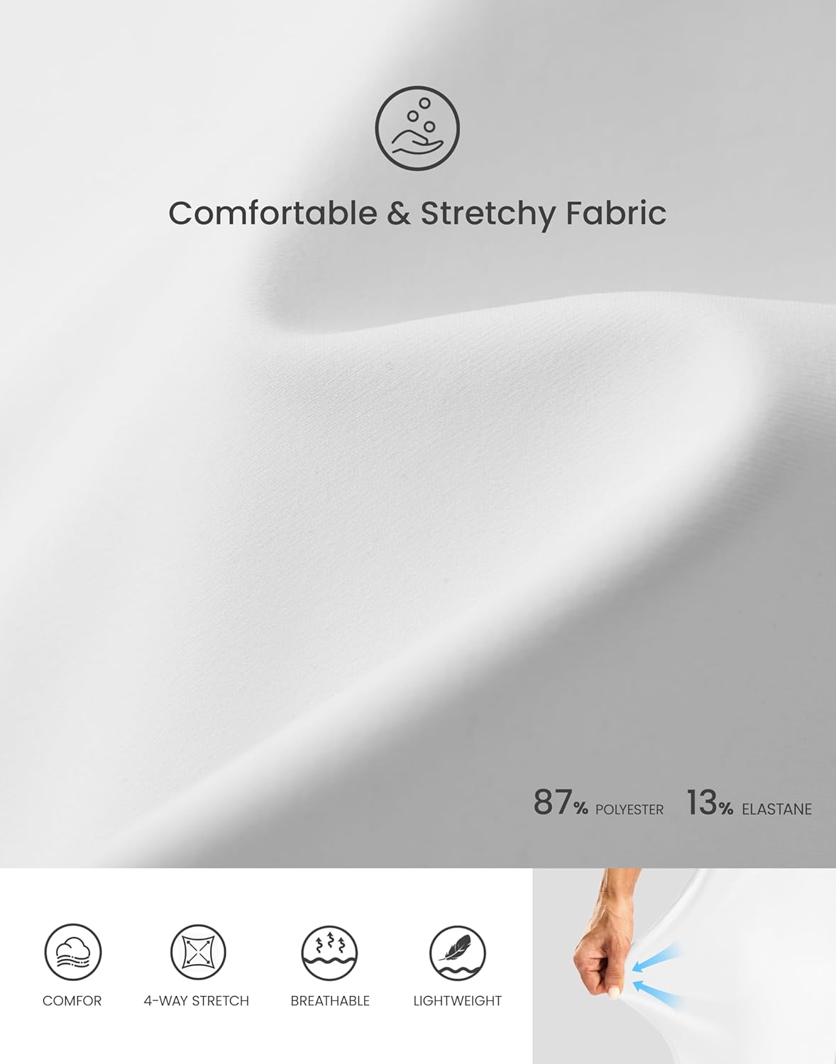 Women's Athletic Shorts with Zipper Pocket 7" High Waisted Stretchy Bermuda Shorts for Women Workout Running Casual - Image 5