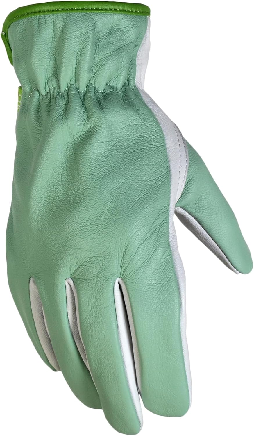 DIGZ Full Goatskin Leather Gardening Gloves for Women | Grain Goatskin Palm + Keystone Thumb Flexibility | Medium Size, Soft Durable Fit with Safety Cuff for Pruning, Planting & Garden Tasks