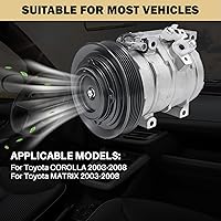 Vista 13 de Compresor de aire acondicionado AC para Ford Police Interceptor Utility 2013-2015, Ford Explorer 2011-2015, con embrague de A/C, compresor de CA