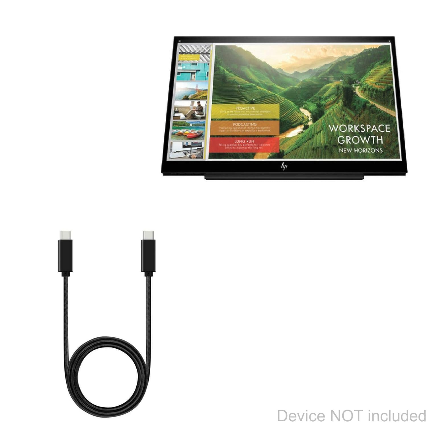 Câble pour HP EliteDisplay S14 (câble par BoxWave) Câble PD