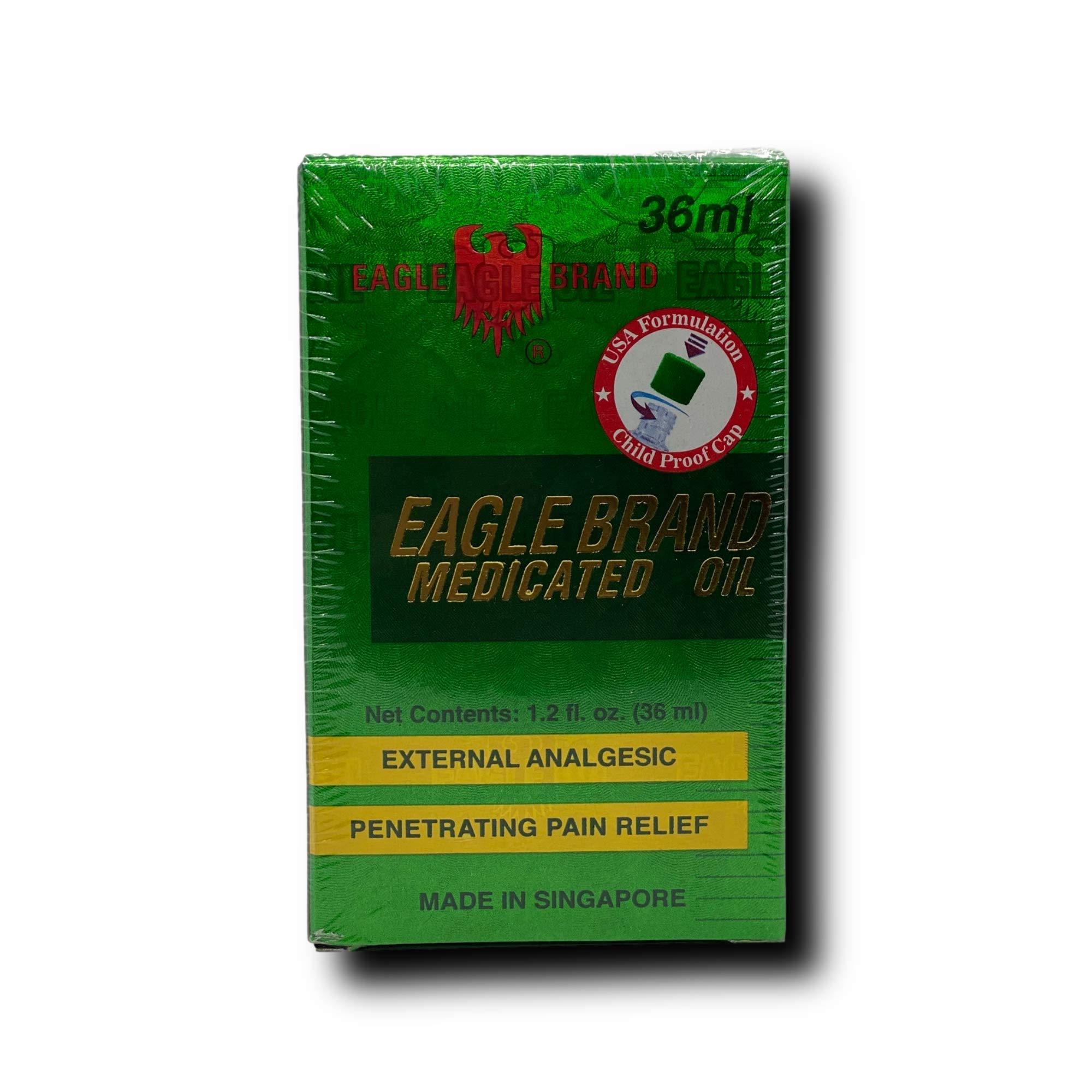 Buy Bigger Eagle Brand Medicated Oil 1.2 FL. OZ. (36 mL) Made in