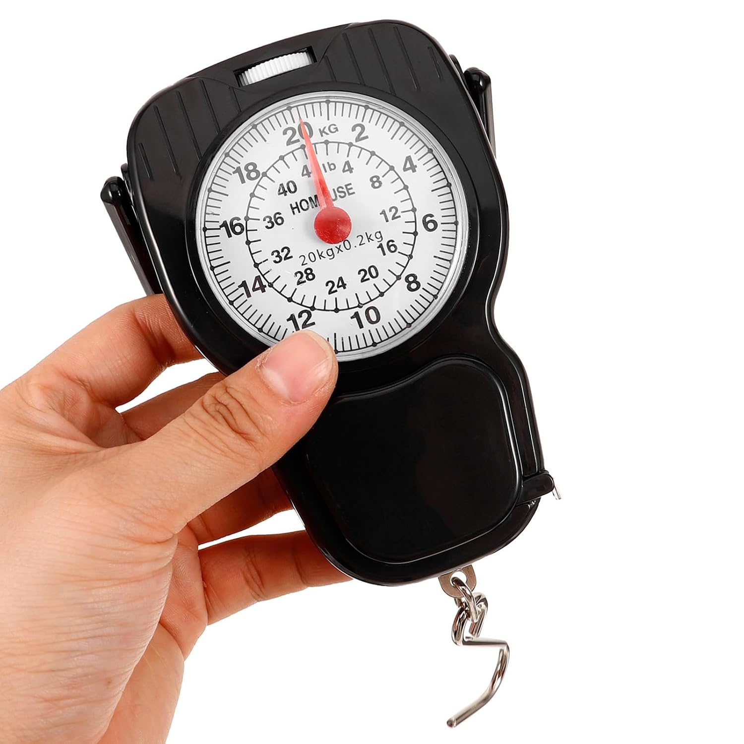 Mechanical Luggage Scale with Hook 20kg Hanging Weight Scale