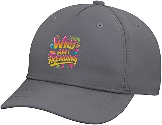 Why Am I Trending Viral Meme Internet Jokes Adjustable Baseball Hat