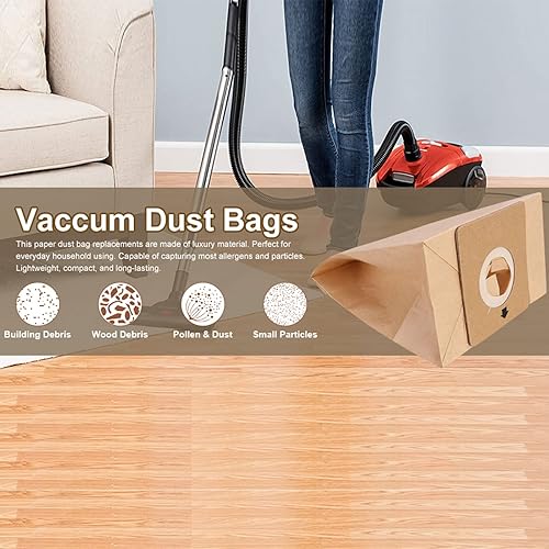 Miniatura 6 de Bolsas de repuesto para aspiradora compatibles con aspiradora Bissell Zing 4122, 2154A, 2154W, 2154, 4122D, 1668, 1668C, 1668W, 1608, 2154C, número