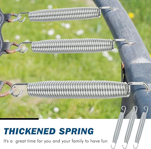Miniatura 3 de Tudomro Resortes de repuesto para trampolín  Acero inoxidable resistente a la intemperie Metal Trampolín Tirando Herramienta Accesorios