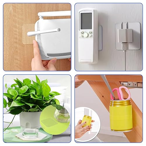 Miniatura 7 de SEPGLITTER Almohadillas adhesivas de doble cara para montaje, 120 cintas de montaje transparentes, cuadradas, precortadas, fuertes adherencias