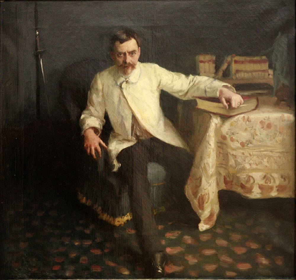 Cuadro de Man in a Bar por John Singer Sargent, ideal para dar un toque clásico al salón