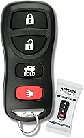 Vista 8 de Llavero remoto de entrada sin llave de repuesto de 4 botones, compatible con Nissan Murano Maxima Armada Altima 350Z Sentra Quest, Infiniti EX35