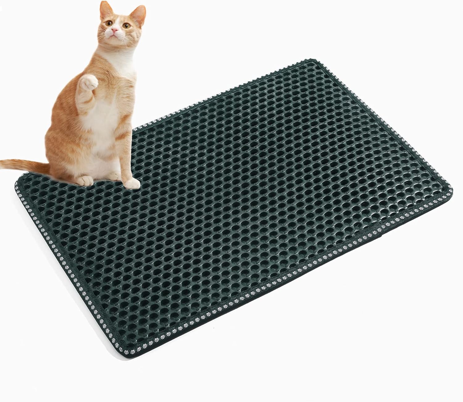 YInonma Cat Litter Mat 21" x 14" Kitty Litter Trapping Mat