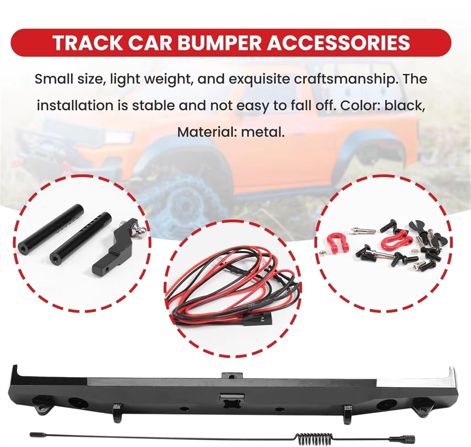 Compatible With Traxxas For TRX4 For Axial For SCX10 90046 1:10 RC