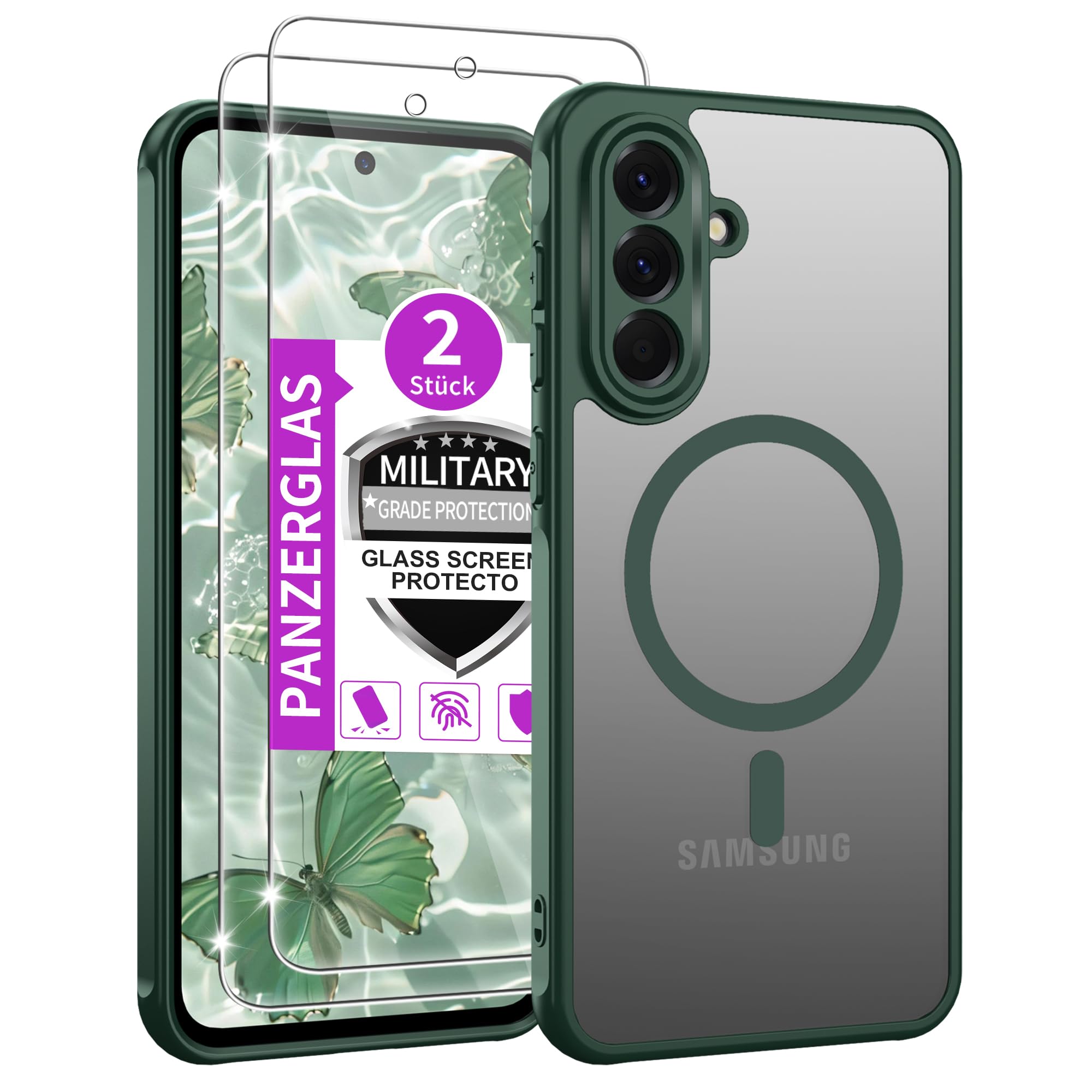 Jshru für Samsung Galaxy A15/A16/A56 5G/A17 /A26/A36/A37/A57 Hülle
