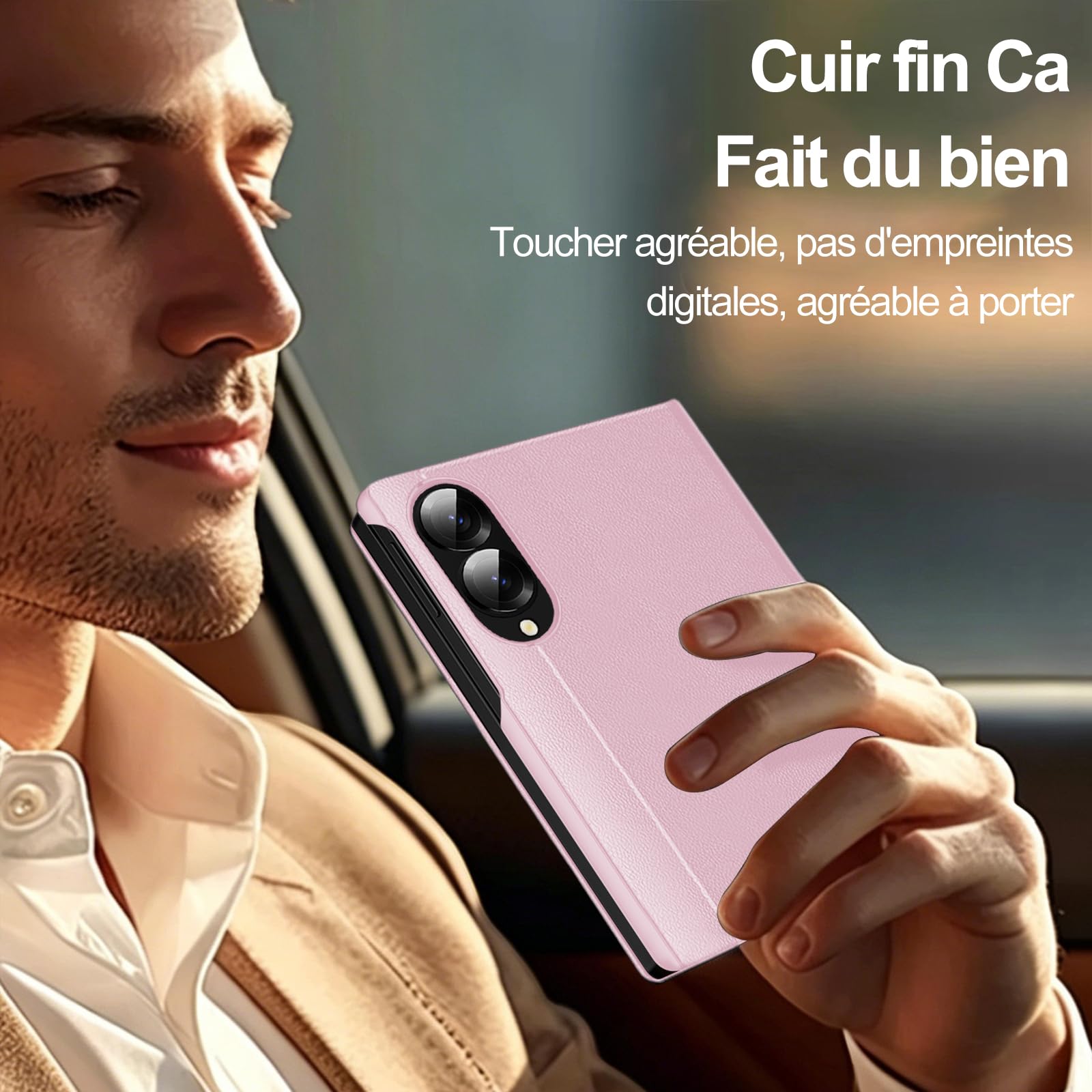 Cover per Samsung Galaxy Z Fold 8 Smart View con finestra intelligente