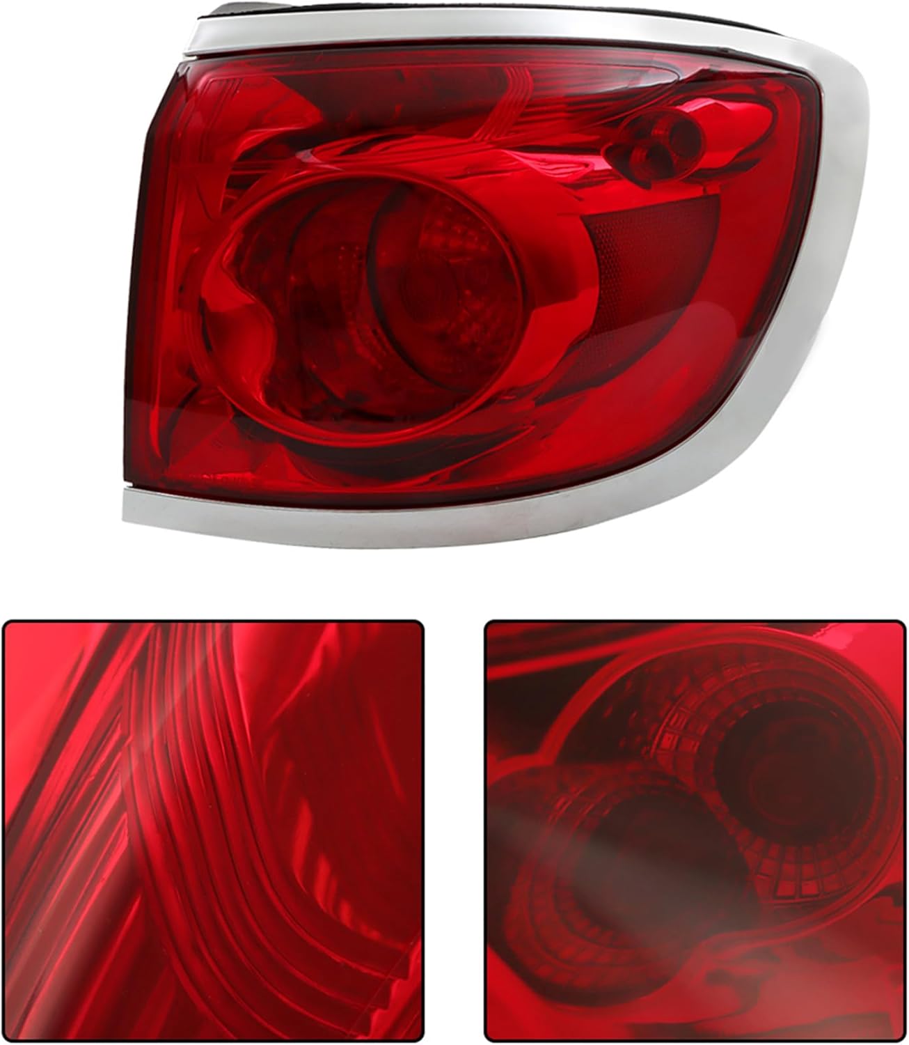 WFLNHB Outer Passenger Side Tail Light Replacement for Enclave 2008-2012 Tail Light Halogen Brake Lamp 25954942
