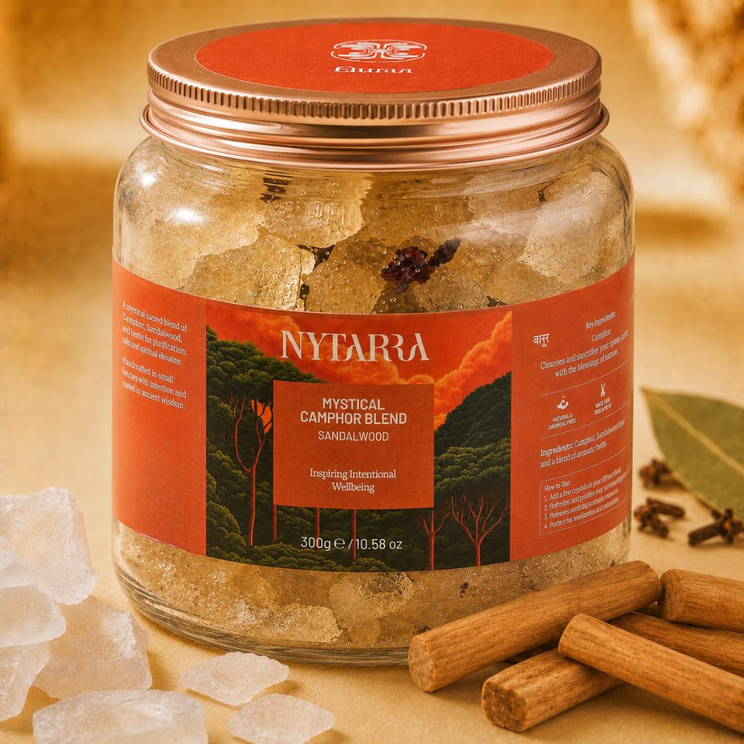 Nytarra Rose Camphor Blend - Diffuser & Puja Rituals -19 Nytarra Rose Camphor Blend - Diffuser & Puja Rituals -19