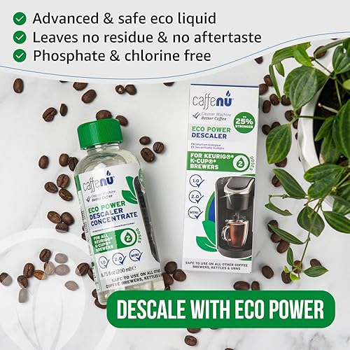 Miniatura 4 de Solución descalcificadora compatible con Keurig. 1 botella de solución descalcificadora Keurig. El kit de descalcificación Keurig elimina la cal