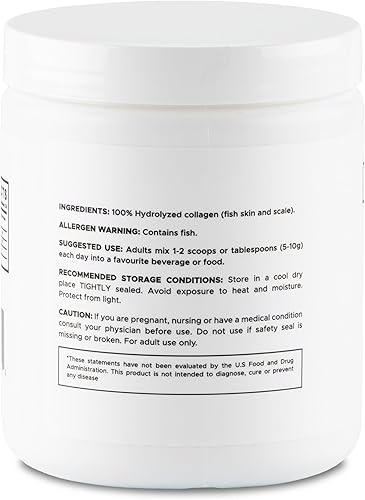 Miniatura 5 de DeepMarine Péptidos de colágeno 100% hechos en Canadá, colágeno en polvo capturado en la naturaleza, colágeno marino hidrolizado - Suministro para